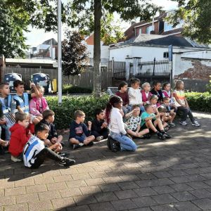 het tweede leerjaar naar de klasboom